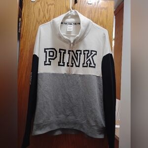 Victoria's Secret PINK White Sweatshirt